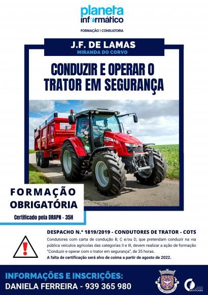 CONDUZIR E OPERAR O TRATOR EM SEGURAN&Ccedil;A