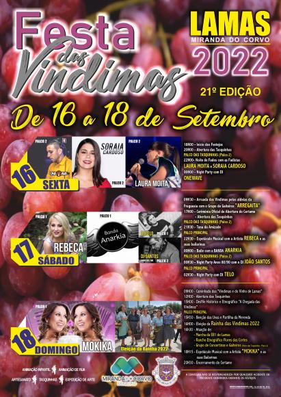 XXIª EDIÇÃO DA FESTA DAS VINDIMAS LAMAS - 2022