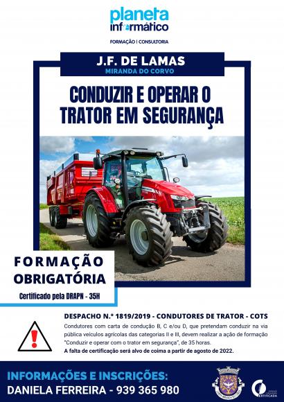 CONDUZIR E OPERAR O TRATOR EM SEGURANÇA